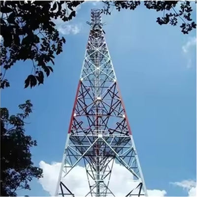 45 mét góc thép lưới tự hỗ trợ ăng-ten tháp nhà cung cấp 4g 5g tháp