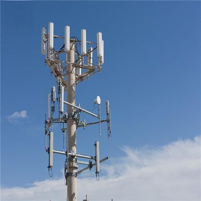 Tháp mực ăng-ten hạng nặng Monopole 15m 9m 10m 12m Monopole Tháp thép