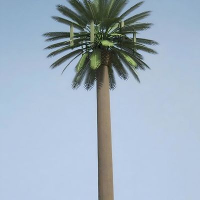 15 20 25 30 35 40 45M Hot Dip Galvanized Camouflaged Fake Tree Tháp điện thoại di động Bionic Cypress Monopole Tháp