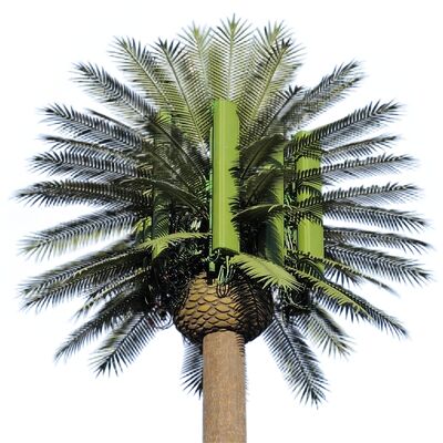 15 21 27M Khu thắng cảnh Cây Bionic Thép mạ kẽm được ngụy trang Ngoài trời Tháp truyền thông Wifi 5G 4G