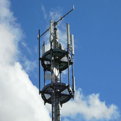 11 17 23M Thép mạ kẽm đơn cực hiệu quả không gian ngoài trời Tháp truyền thông nhỏ gọn Wifi 5G 4G