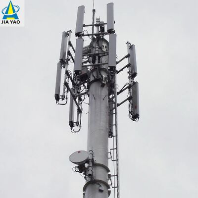 Tháp truyền thông đơn cực 20M 30M Nhôm nhẹ cho viễn thông khẩn cấp nông thôn