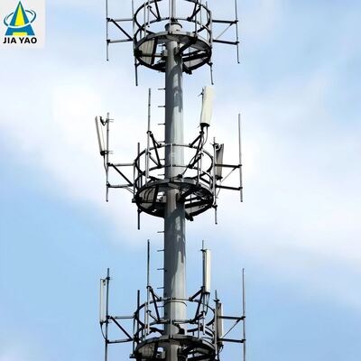 Tháp đơn cực thiết kế mô-đun 26M dành cho khu vực đô thị dày đặc Vùng phủ sóng 5G