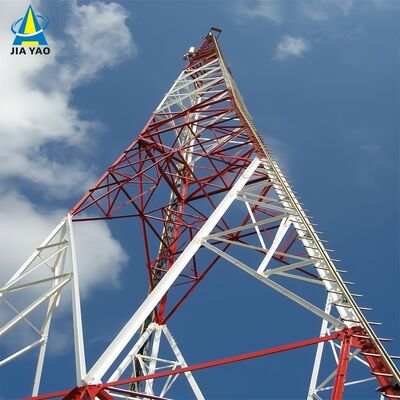Tháp thép góc 3 chân chống sét 46M cho trạm gốc 5G của khu công nghiệp
