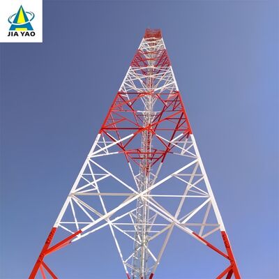 Tháp thép góc 3 chân bằng thép 52M Q355 có thể tái sử dụng để triển khai mạng tạm thời
