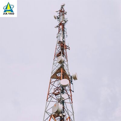 35M 46M 62Meter Q355 Tháp thép góc 3 chân cho vùng phủ sóng tín hiệu khu vực biên giới