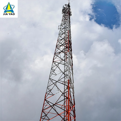 40M 52M 70Meter Khoan lỗ trước Tháp thép góc 3 chân cho trạm viễn thông đường bộ