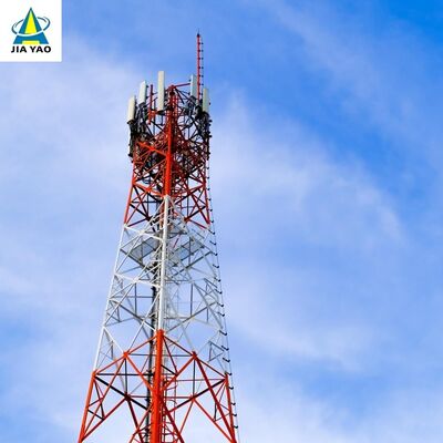 30M 40M 45M Lớp phủ chống băng Tháp thép góc 4 chân cho cơ sở hạ tầng viễn thông vùng lạnh