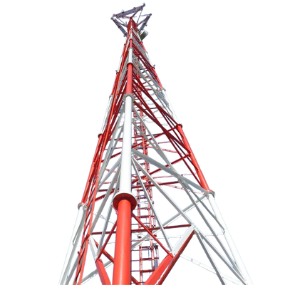 45m 56m 67m 75Meter Tháp viễn thông 3 ống thép Q355 dành cho khu vực giảng dạy đại học