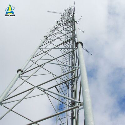 46m 58m 68m 76Meter Giảm rung 3 Tháp viễn thông ống cho quảng trường ga đường bộ