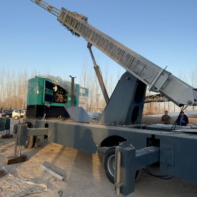 Tháp cột thép kính thiên văn di động 12m - 25m cho Trạm gốc di động và Giám sát sự kiện tạm thời với Hệ thống nâng điện và Đế triển khai nhanh