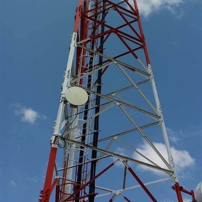 Cao độ phân giải Radio Telecom Tam giác 3 chân Tháp thép ống 40M / S