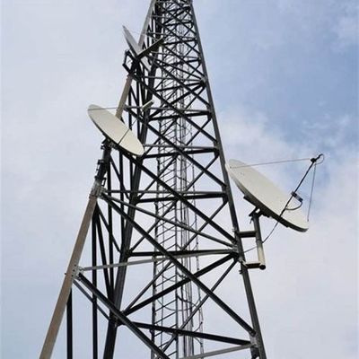 30 40 50 mét Radio 3 chân thép góc Tháp 5G Mạng lưới truyền thông vi sóng thép