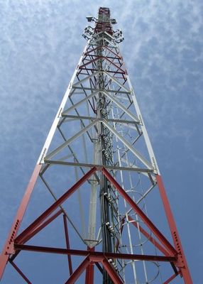 5km 10km 20km Wifi Transmitter And Receiver Tháp thép góc lưới hỗ trợ không dây vi sóng