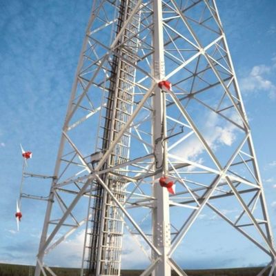 Mạng Wifi di động 4G 5G GSM tín hiệu vô tuyến 4 chân góc thép Tháp viễn thông