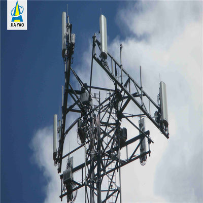 Truyền thông ăng-ten Mast Tháp 3 chân / 4 chân ống tự đứng ăng-ten Tháp