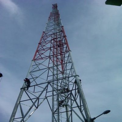10 - 60M Tháp thép ống kẽm Wifi tín hiệu Bts Tivi 3 chân Tháp thép ống