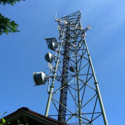 Tubular Telecom Steel 3 Legged Tower Mạng di động 4G 5G tín hiệu vô tuyến ăng-ten Tam giác Tháp viễn thông &amp; phụ kiện