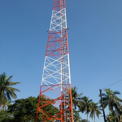 30M 40M 50M 3 chân tự hỗ trợ tháp Truyền thông ISP Nhà cung cấp dịch vụ Internet 4G 5G Tháp