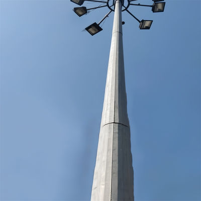 ISO 1461 15 20 30 40 50 M Mét 4G 5G Stand Cell Signal Pole Thang leo thang tự hỗ trợB Monopole Antenna Tower