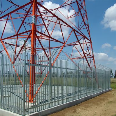 30 ft Free Standing TV Radar Internet 4 chân tự hỗ trợ góc lưới thép 4 chân tháp truyền thông