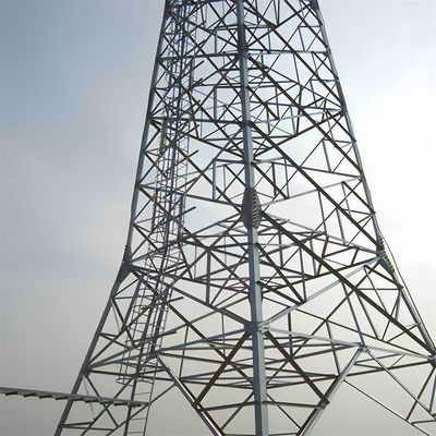 30 ft Free Standing TV Radar Internet 4 chân tự hỗ trợ góc lưới thép 4 chân tháp truyền thông
