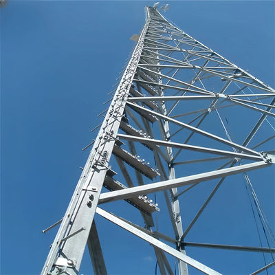 Hình vẽ chuyên nghiệp Tháp ăng-ten tam giác Vật liệu Radome Telecom Tháp thép lưới