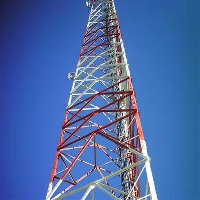28-50M ăng-ten 3 chân thép kẽm Lattice tháp đường ống viễn thông góc tháp truyền thông di động