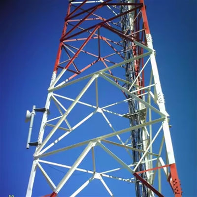 Nhà tháp tự hỗ trợ bán Hot Dip Galvanized Digital TV Receiver Cell Radio 3 Legged Tower Design