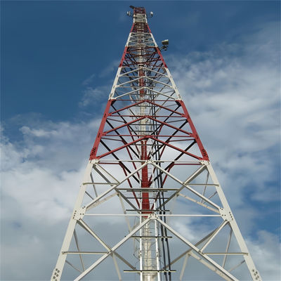 10 - 60 M mét Internet tự hỗ trợ 5G Tháp viễn thông ăng-ten 3 chân tháp