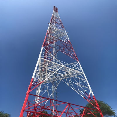 10 - 60 M mét Internet tự hỗ trợ 5G Tháp viễn thông ăng-ten 3 chân tháp