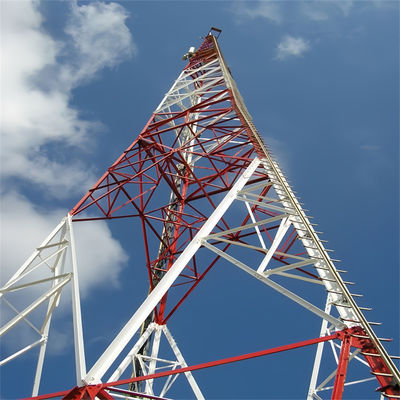 10 - 60 M mét Internet tự hỗ trợ 5G Tháp viễn thông ăng-ten 3 chân tháp