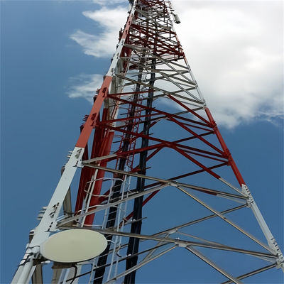 10 - 60 M mét Internet tự hỗ trợ 5G Tháp viễn thông ăng-ten 3 chân tháp