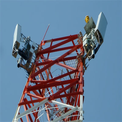 Microwave ăng ten Mast và Communication ăng ten tháp 15 -120 M
