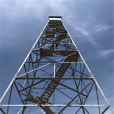 Tùy chỉnh 4Leg Fire Guard Tower Security Angle Steel Fire Protection Watching Tower Hệ thống giám sát
