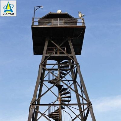 Tháp quan sát Lattice Platform Angular Steel Mountain Forest Outlook Tháp lửa