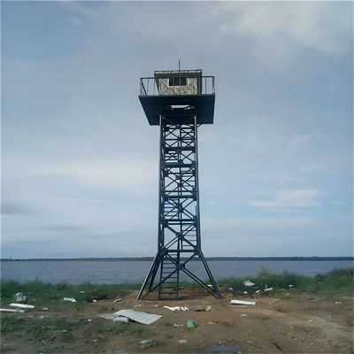 Tháp quan sát Lattice Platform Angular Steel Mountain Forest Outlook Tháp lửa