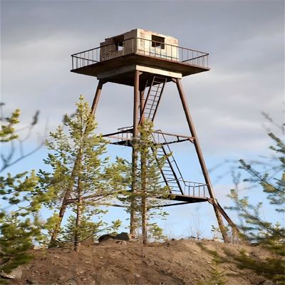 Tháp quan sát Lattice Platform Angular Steel Mountain Forest Outlook Tháp lửa