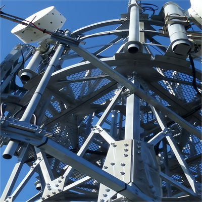 3 chân 60 độ Telecom Tam giác Lattice tháp tự hỗ trợ thông tin liên lạc góc thép tháp