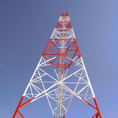 Cao độ phân giải Radio Telecom Tam giác 3 chân Tháp thép ống 40M / S
