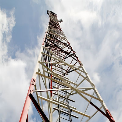Cao độ phân giải Radio Telecom Tam giác 3 chân Tháp thép ống 40M / S