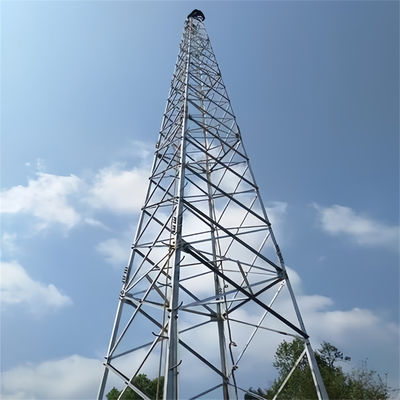 4G TV ngoài trời không dây Điện thoại di động Truyền thông vệ tinh Microwave Radio ăng-ten Tháp lưới 4 chân Tháp góc