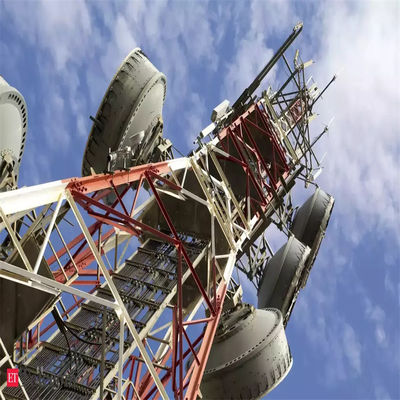 Mạng 5G Wifi ăng-ten Trạm cơ sở ăng-ten tự đứng Tháp 4 chân Tháp truyền hình ngoài trời di động