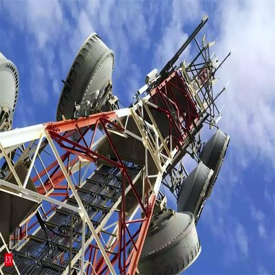 4G TV ngoài trời không dây Điện thoại di động Truyền thông vệ tinh Microwave Radio ăng-ten Tháp lưới 4 chân Tháp góc