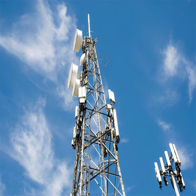 GSM 60m ăng-ten thông tin liên lạc lưới 4 chân tự hỗ trợ thép tháp viễn thông