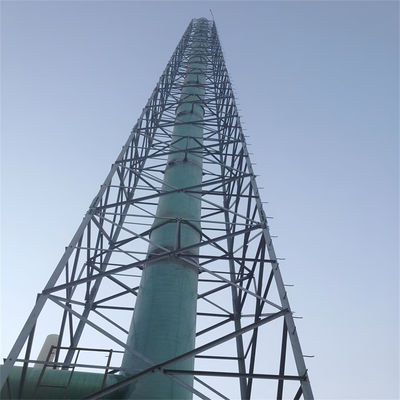 Tự đứng Lattice thép Microwave Radio Wifi viễn thông 4 chân góc tháp tế bào và Lattice Mast bán