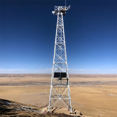Tự đứng Lattice thép Microwave Radio Wifi viễn thông 4 chân góc tháp tế bào và Lattice Mast bán