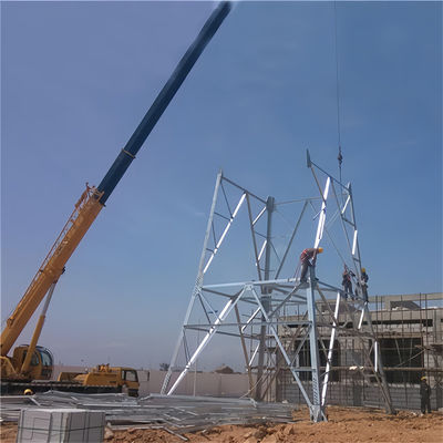 Tự đứng Lattice thép Microwave Radio Wifi viễn thông 4 chân góc tháp tế bào và Lattice Mast bán