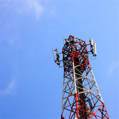 25 35 45 55 60 m Căn cứ tự hỗ trợ Đường truyền vô tuyến Đường cột Wifi Máy thu Thép viễn thông Tháp truyền thông 4 chân