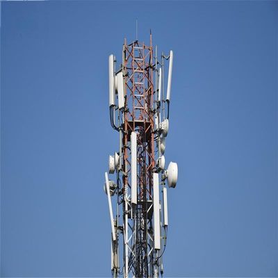 60m 4 Leg Galvanized Self Standing Antenna Tháp góc phát sóng Microwave Radio Tháp truyền thông cao nhất